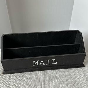 Wooden mail file holder